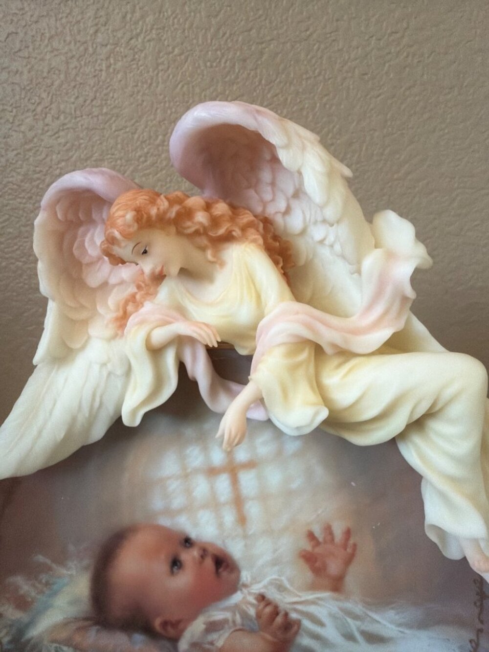 Seraphim Classics God's Treasure Christening Angel Plate Kathryn Fincher NEW - Picture 11 of 16